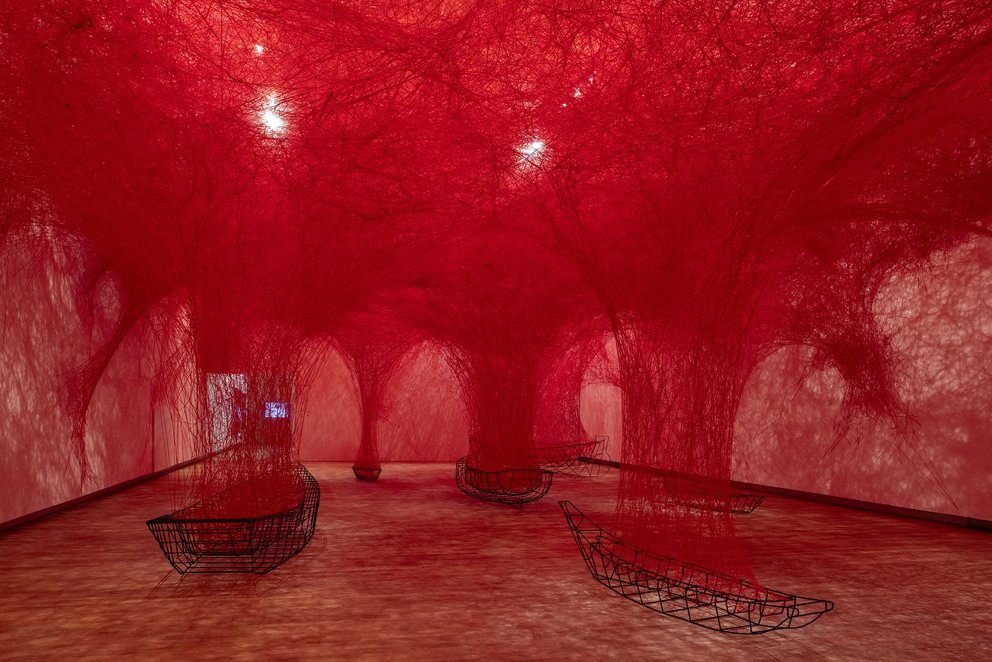 Chiharu Shiota Weaves Threads of Memory and Emotion at the Grand